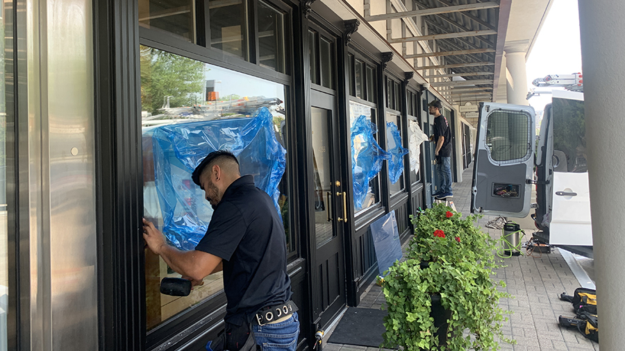 Riot Glass Storefront Security Retrofit